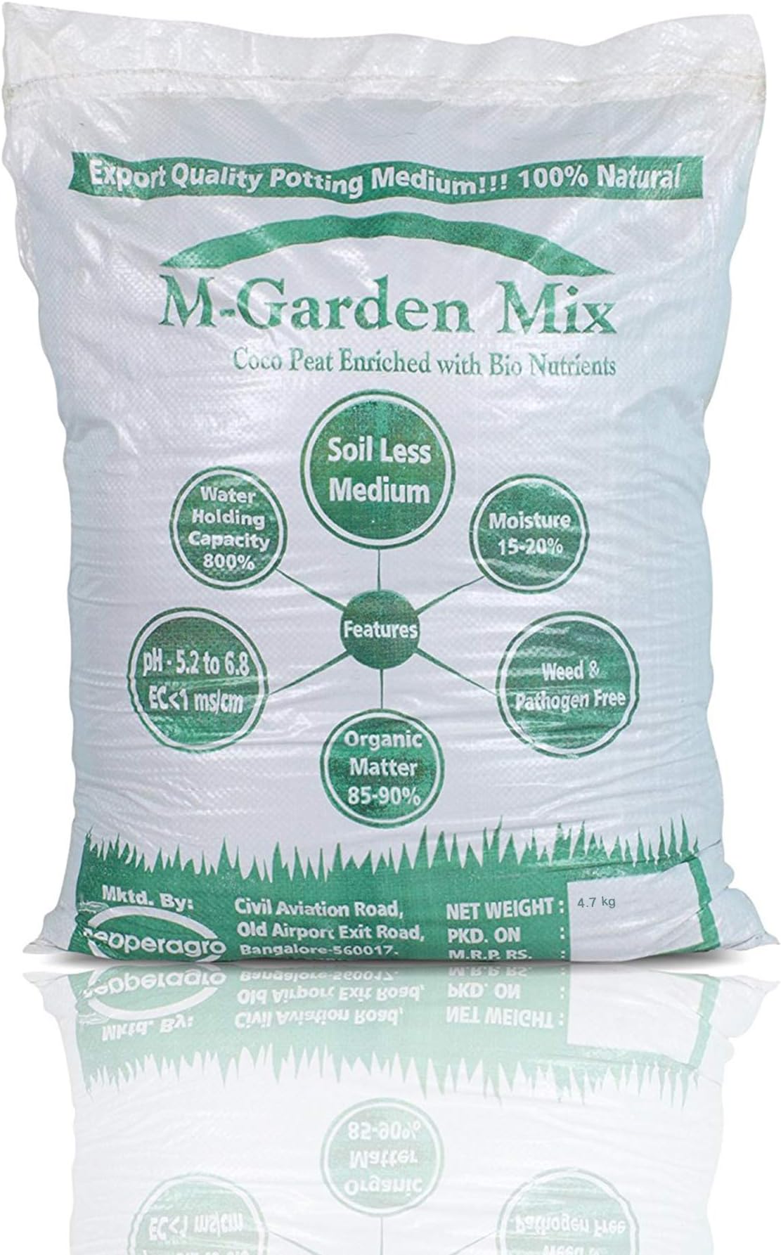 - Organic Potting Garden Soil Mix, 4.7Kg