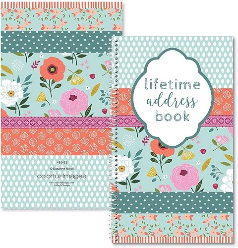 Miniatura 6 de White Flowers - Libreta de direcciones de por vida, 72 páginas, número de teléfono de cubierta suave y guardián de direcciones