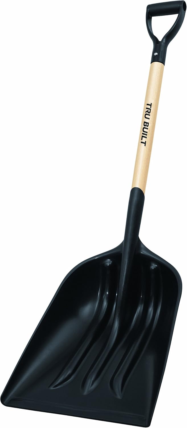 Truper 34102 Poly Scoop D-Handle Shovel, 39-Inch