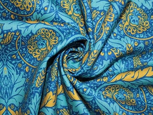 Little Johnny Cotton Viscose Blend Twill Fabric for Dressmaking - 150cm Wide - per metre