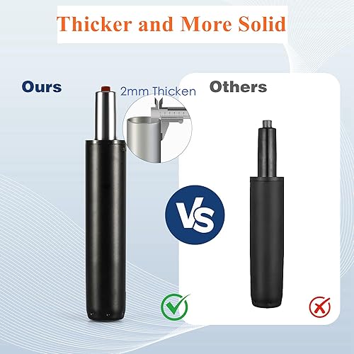 Miniatura 6 de Rowill Silla de oficina moderna, silla de escritorio ergonómica de cuero giratoria con respaldo curvo, altura ajustable con ruedas, perfecta para