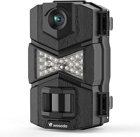 Amazon Co Jp Wosoda トレイルカメラ 防水 16mp 1080p ハンティングゲームカメラ 赤外線ledナイトビジョン付き野生動物カメラ ホームセキュリティ 野生動物監視 ハンティング用 家電 カメラ