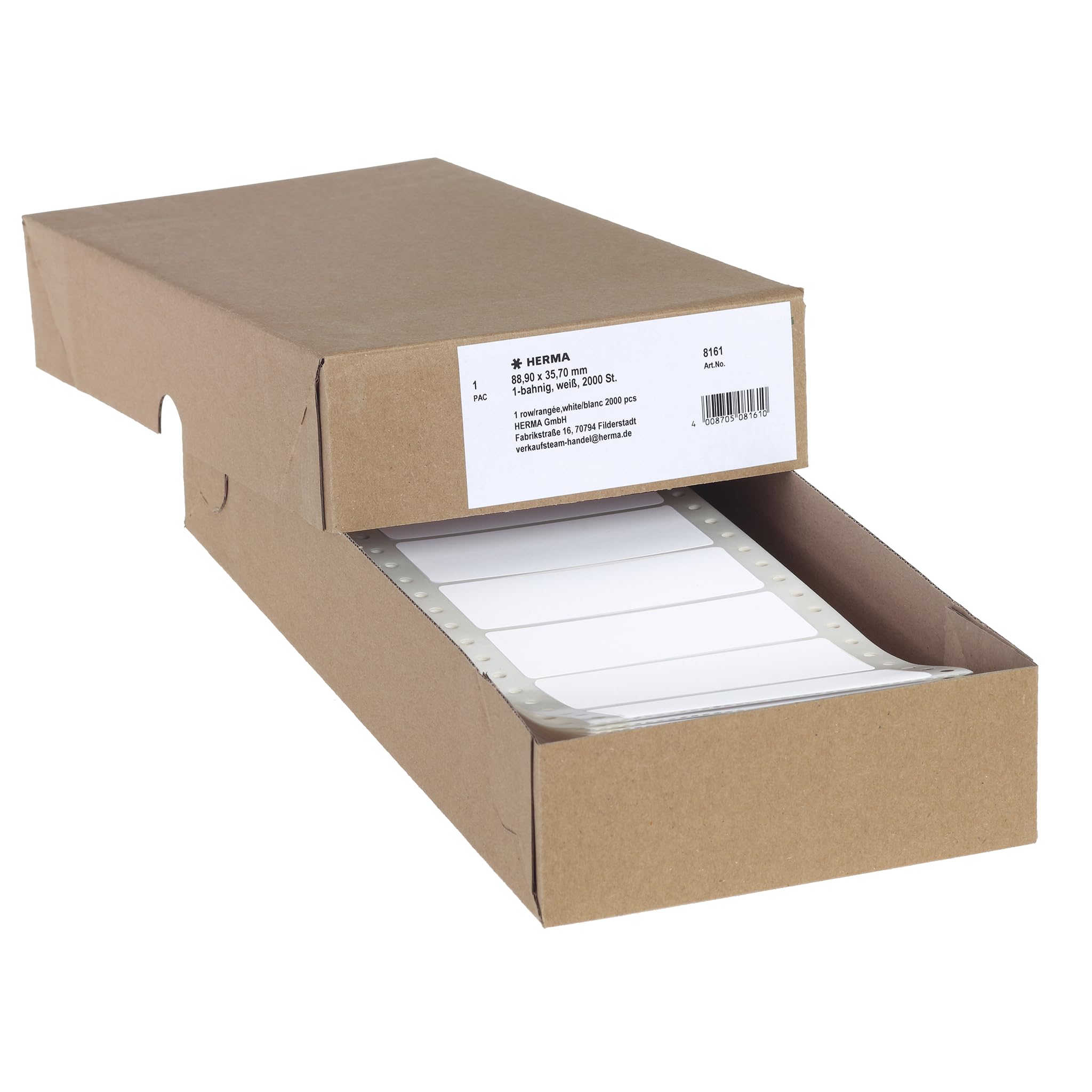 HERMA 8161 etichetta per stampante Bianco Etichetta per stampante autoadesiva