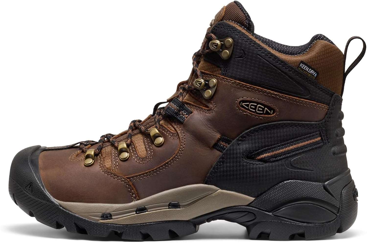 KEEN Utility Men's Pittsburgh 6" Leather Waterproof Steel Toe Work Boots