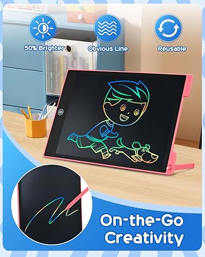 Miniatura 32 de cimetech Tableta de escritura LCD para niños, 12 pulgadas, color negro