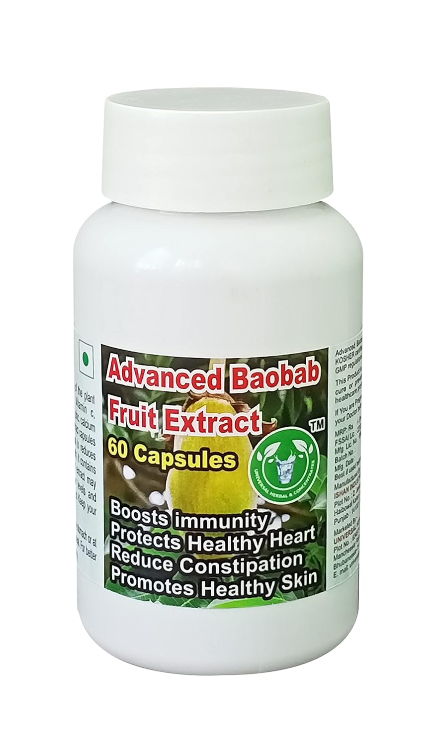 Advanced Baobab Fruit Extract Capsules (Get One Bottle 50ml Advanced
