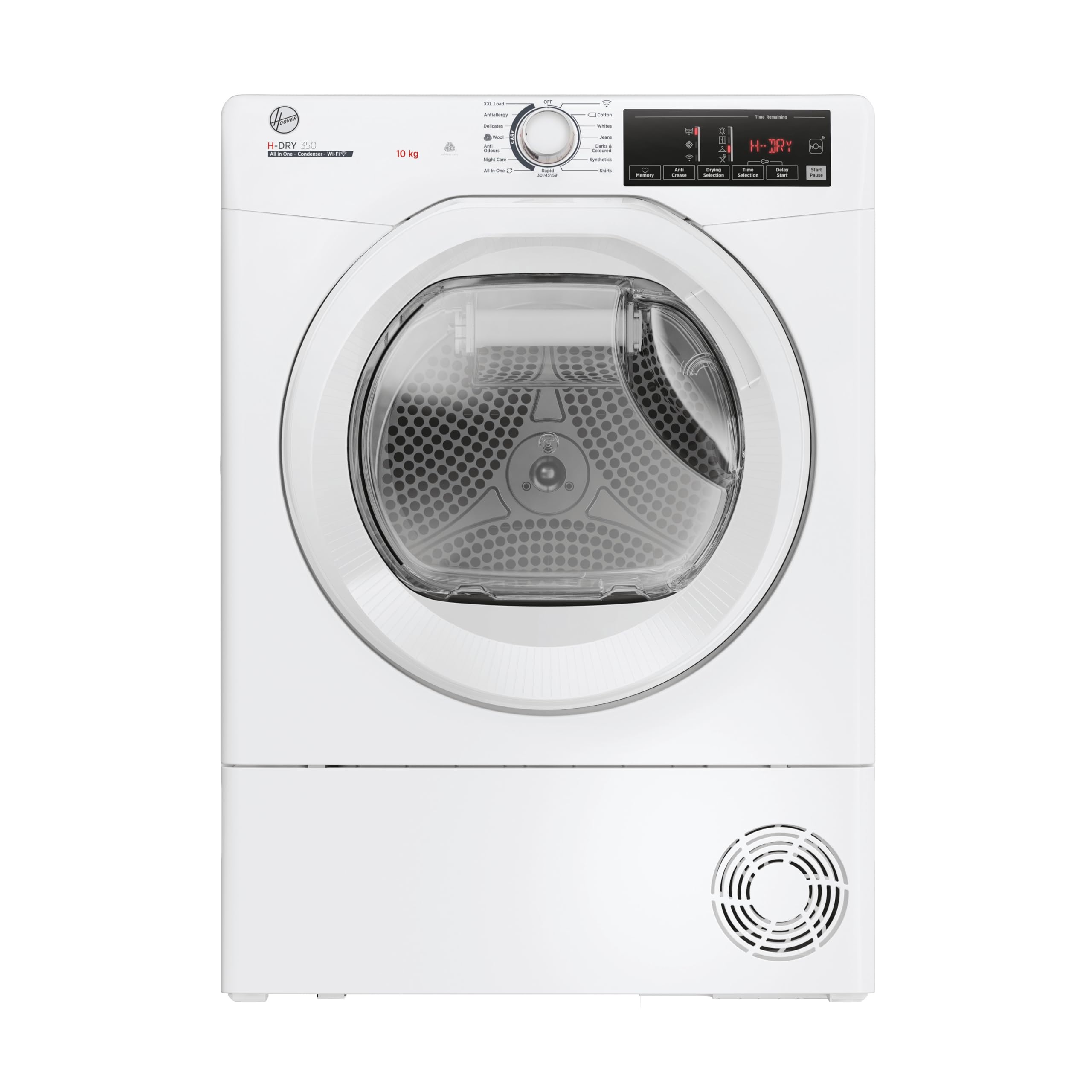 Hoover White H-Dry 350 (Condenser) Tumble Dryer - 10Kg (Hre C10te-80)