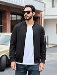 TACVASEN Men's Bomber Jacket Lightweight Casual Spring Fall Windbreaker Zip Up Coat with Pocket