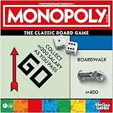 Amazon product image of Monopoly Board Game | Classic Game with Storage Tray and Larger Tokens | Ages 8+ | 2 to 6 Players | Family Games for Kids and Adults | Kids Gifts