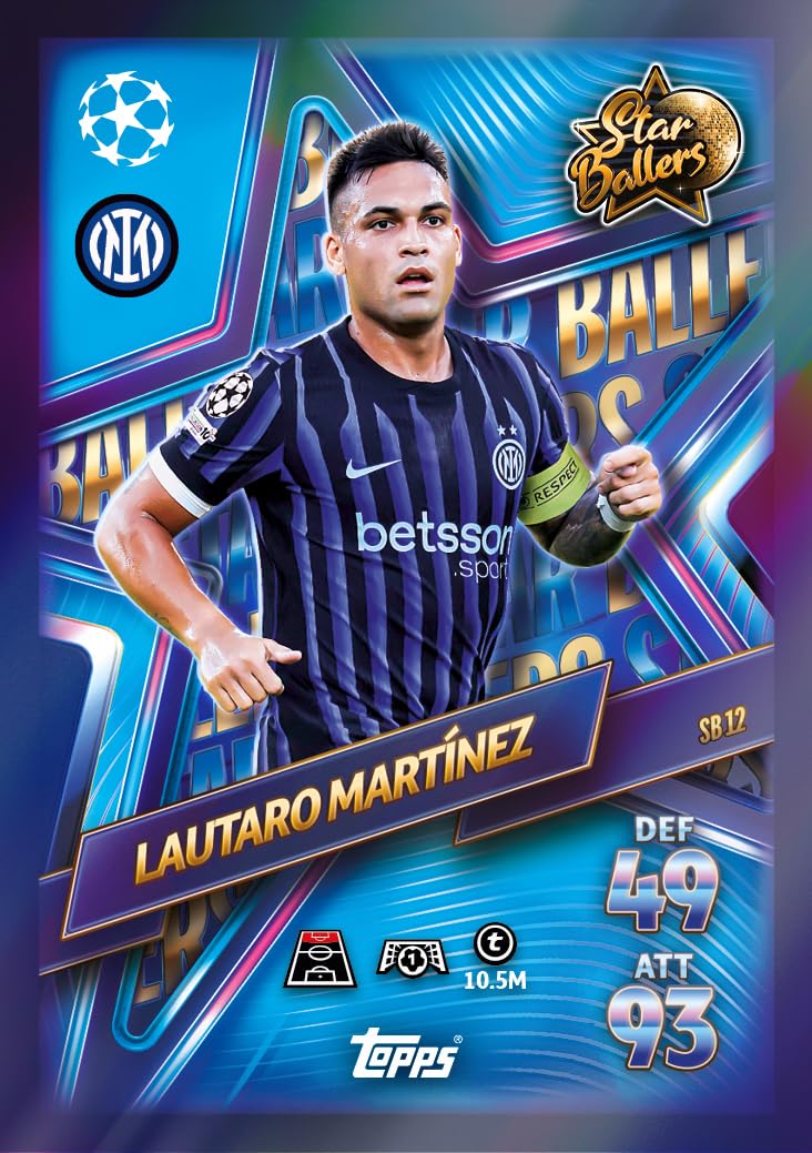 Topps UCC Match Attax 2025/26 Update Eco Pack #2 Star Ballers 41 tarjetas 16 exclusivas Star Baller Cards Supreme Talent LE