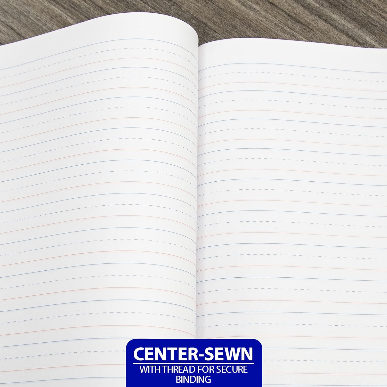 BAZIC PRODUCTS Primary Journal Composition Book Blue Marble, 100 Sheet Writing Grades K- 2 Notebook Journal Comp Notebooks for Kindergarten Kids School, 48-Pack