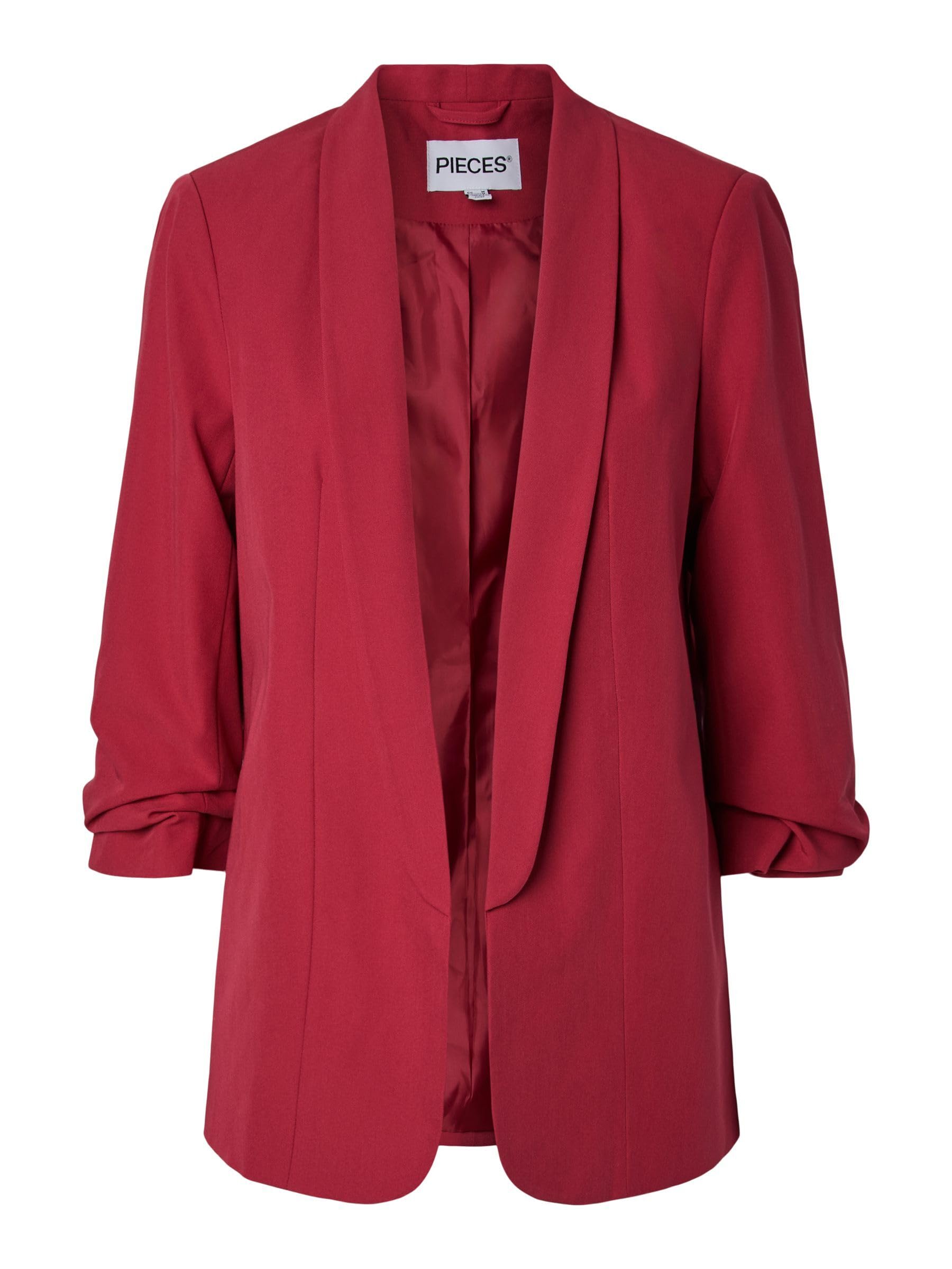PIECES Blusenblazer 3/4 Blazer NOOS mit Faltendetail am Ärmel