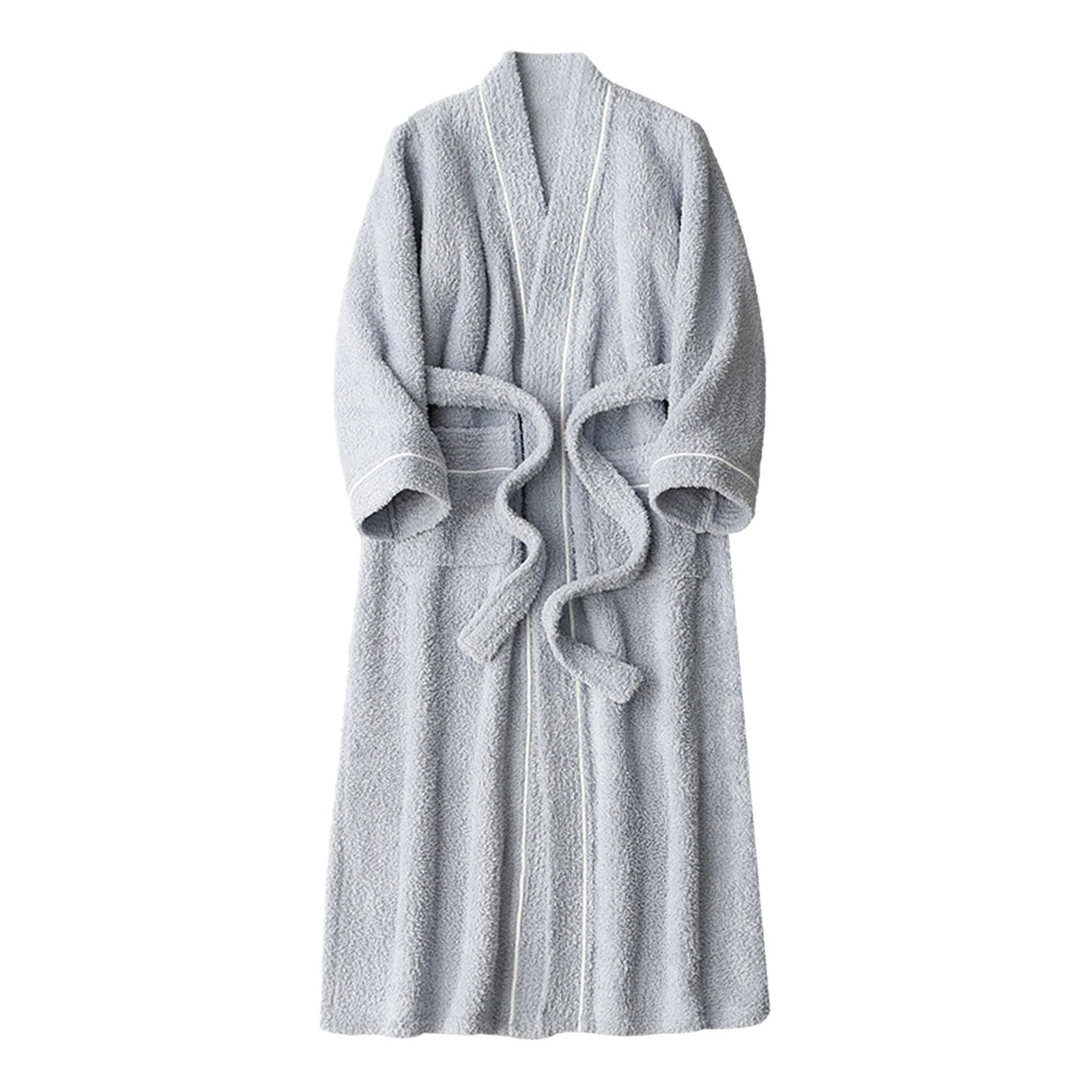 Générique Peignoir De Bain Femme Homme Robe Femmes Portables Serviette Piscine Luxe Éponge Épaisse Capuche Sortie Coton Eponge Personnalisé Chambre Courte Légère Été Ete Microfibre