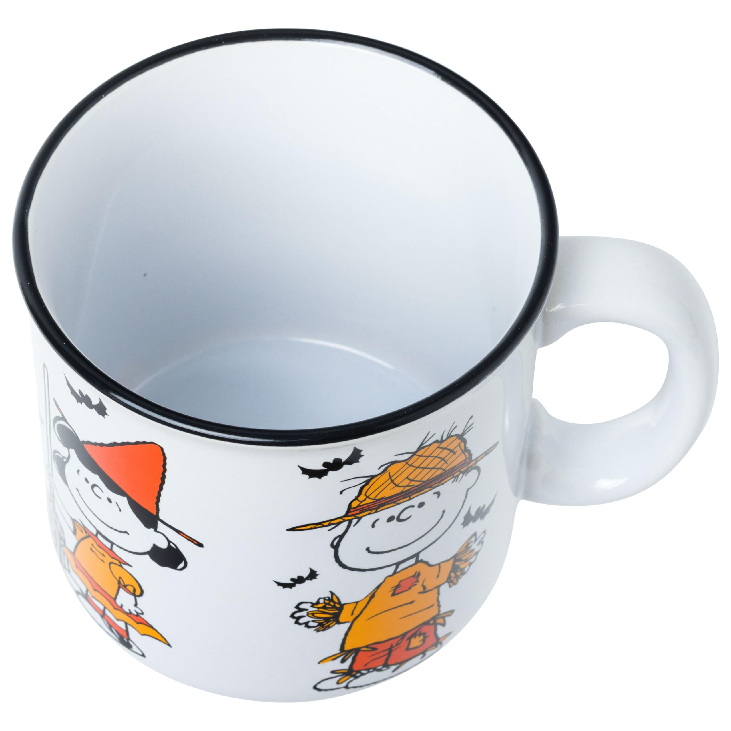 Silver Buffalo Peanuts Halloween Squad Costumes, Keramik Camper Tasse, 567 g | Charlie Brown, Snoopy, Woodstock, Lucy und Linus, 0,59 Liter