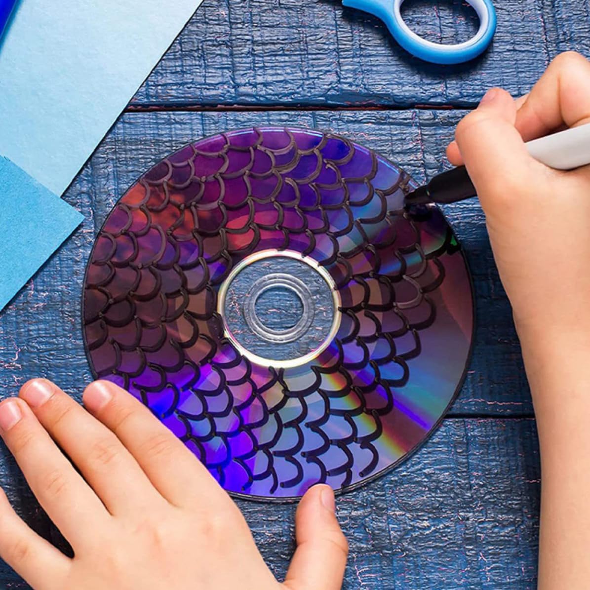 20pcs Plastic CD Discs for DIY Wall Decoration and Crafts