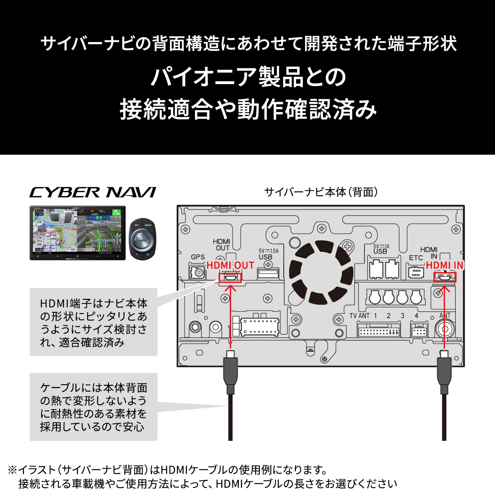 Amazon.co.jp: Pioneer HDMIケーブル CD-HM231 3m (Type-A オス - Type
