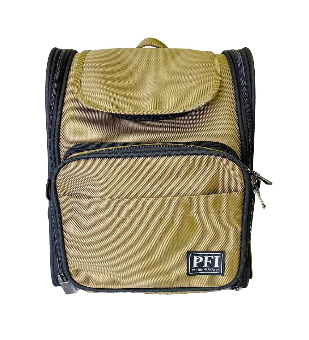 PFI ピーファイ ペットキャリー コンパクトタイプ カーキ 防災リュック Amazon.co.jp: PFI(ピーファイ) ペットキャリー