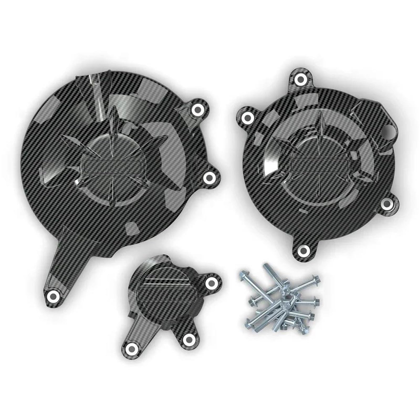 Per KAWASAKI Versys 650 2006-2021 Protezione Carter Motore Per Moto Coperchio Di Protezione Del Motore(Carbon-Look)