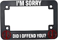 Vista 6 de ¿Te ofendí? para marco de matrícula elevado 3D de Deadpool (coche, camión y SUV)