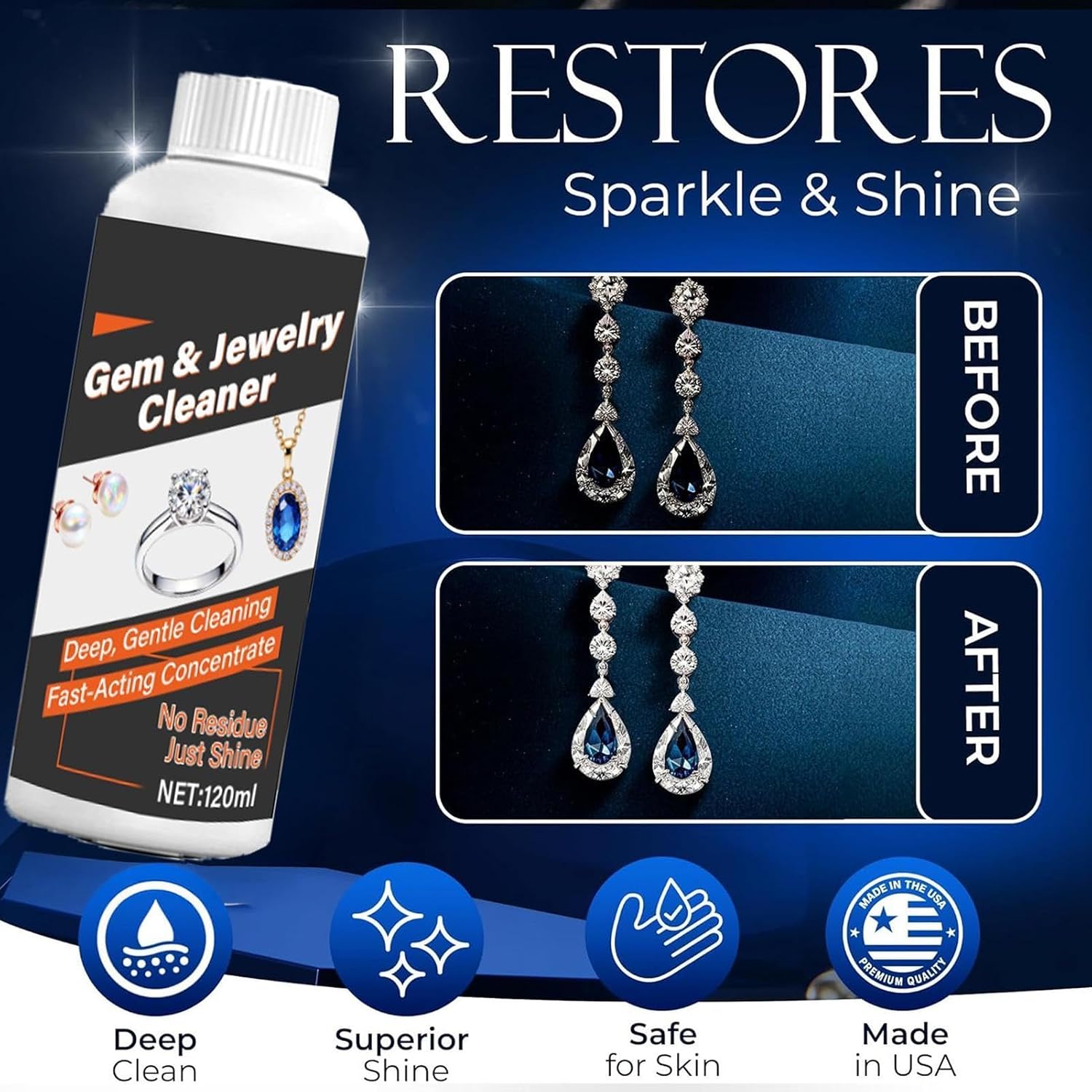 Jewelry Cleaner Jewelry Polishing Agent for Ultrasonic Machine