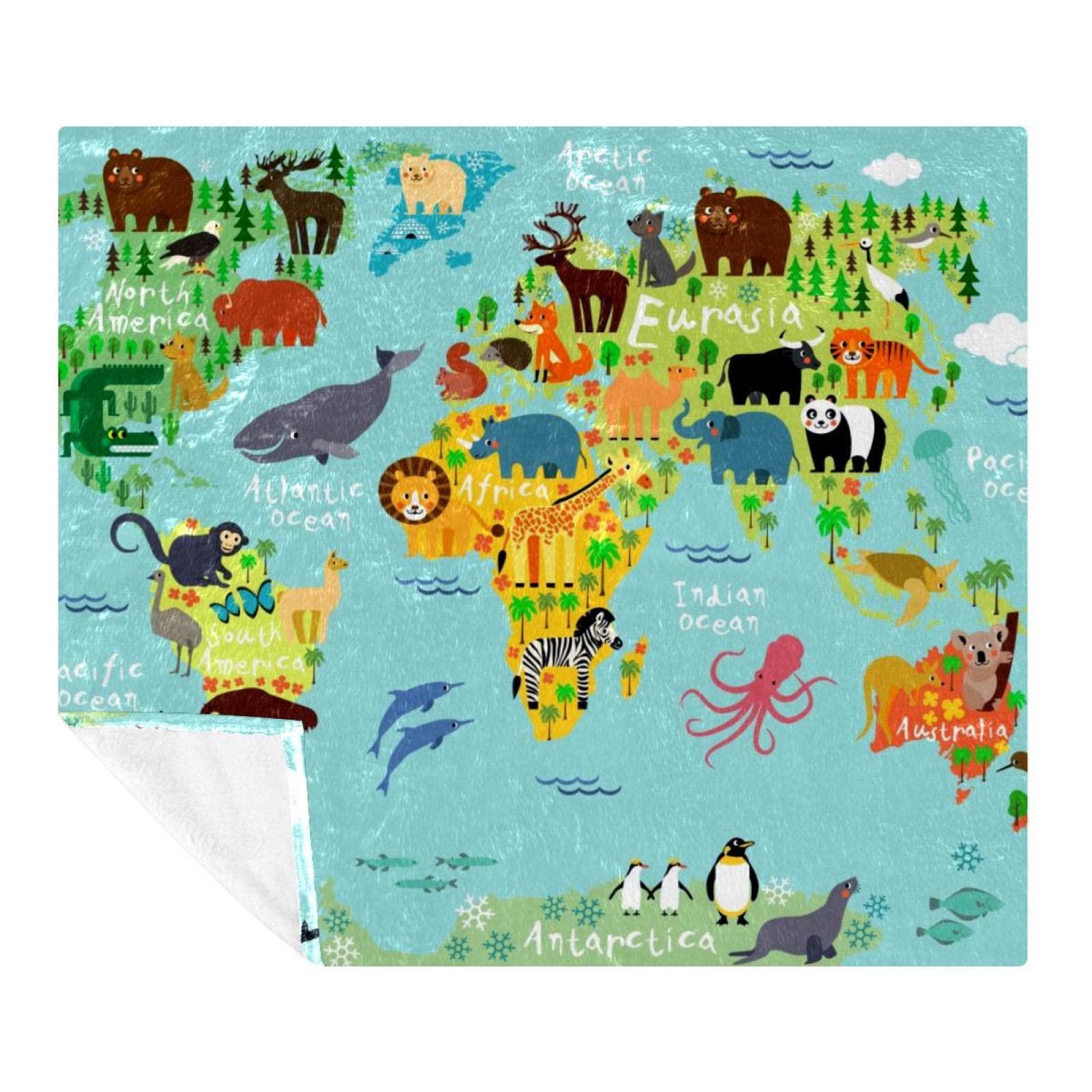Couverture polaire ocean stop frissons plaid d'appoint lavable