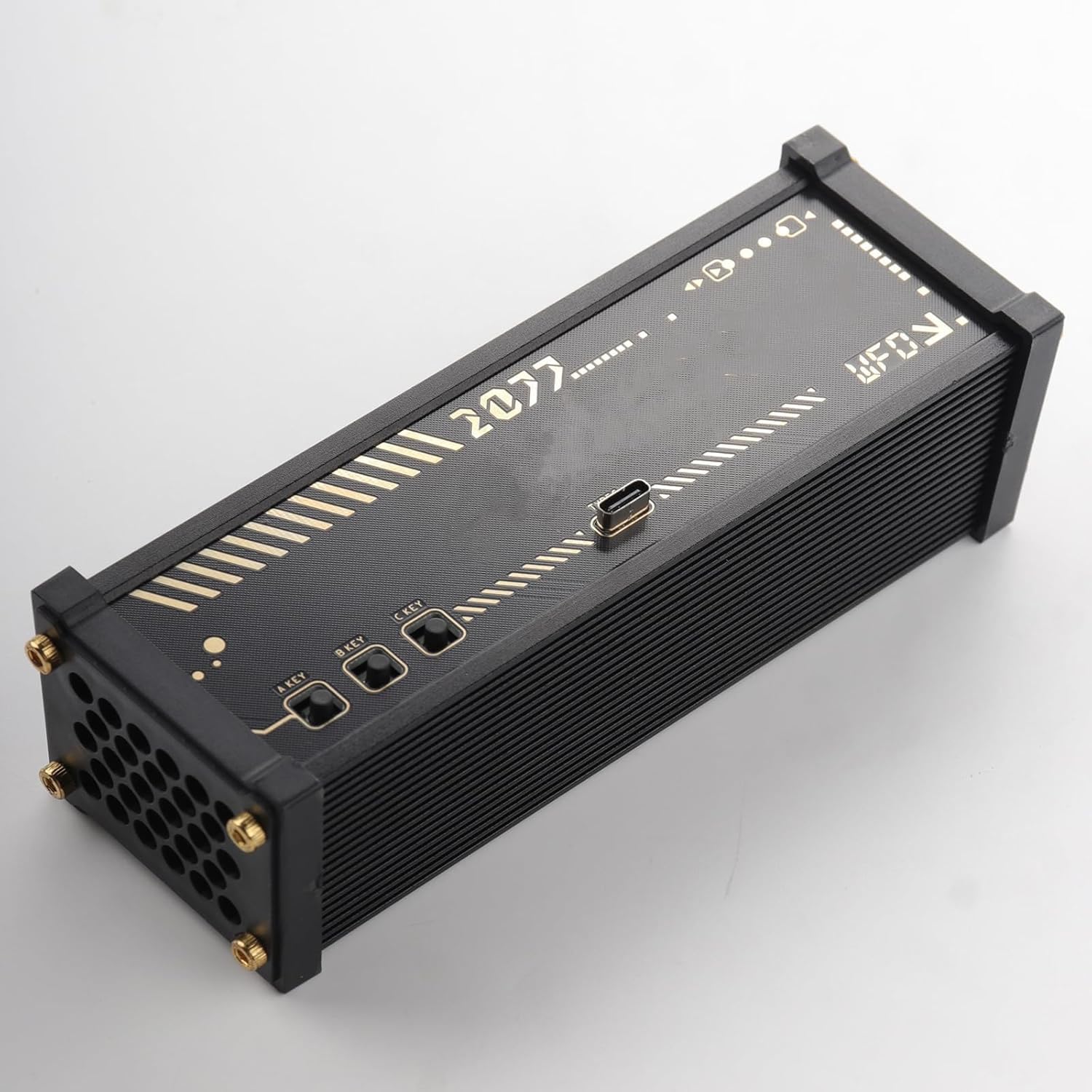 Elektroniczny Zegar Z Fluorescencyjną Rurką, Przezroczysty Zegar Fluorescencyjny LED, Dekoracje Na Biurko Z Funkcją Matrix Spectrum Z Możliwością Dostosowania Wzorów Matrycy Punktowej Do Domu