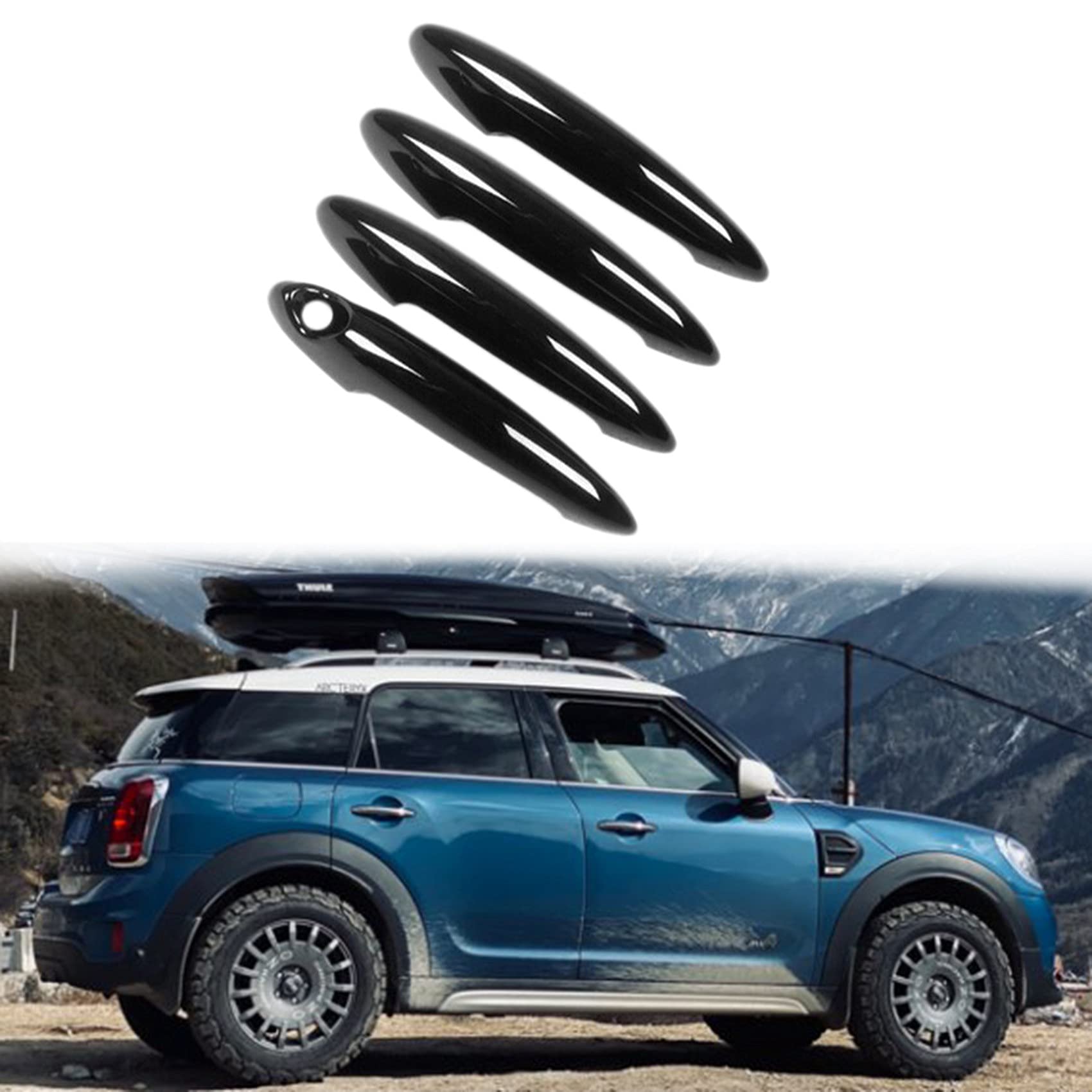 4 Pz/set Auto Maniglia Della Porta Coperture Trim Adatto per Mini R60 Countryman S 11-16 Modles