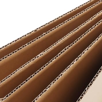 30 PCS A3 Corrugated Cardboard Sheets 3mm, 30 x 40 cm Large Kraft Corrugated Board for DIY, Packaging, Shipping, Mailing