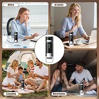Cafetieră portabilă 3 în 1 Foreverup cu acumulator, espressor auto USB pentru cafea măcinată și capsule, ideală pentru camping și călătorii 7