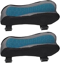 STOBOK 2 pçs almofadas de apoio de braço para cadeira de jogos ergonômicas com memória de espuma e cotovelo braço almofada removível para antebraço almofada para escritório em casa