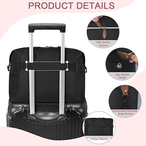 Miniatura 4 de Bolsa de pañales  Bolsas para pañales con funda para chupete, correas de hombro, clips para cochecito, bolsa grande impermeable para mamá y papá,