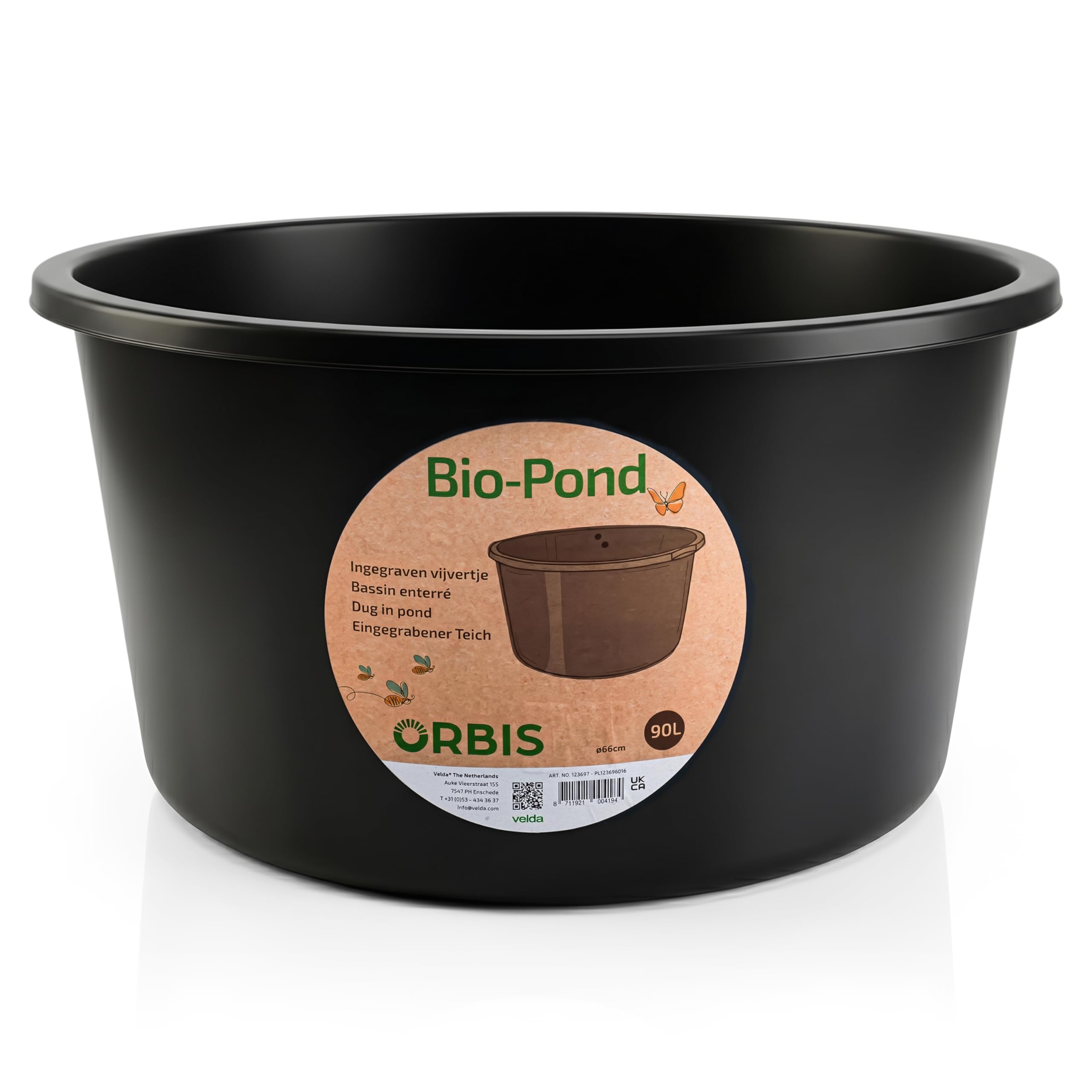 velda Orbis Bio Pond Preformed Plastic Pond Liner, Ø 66 cm, 90L