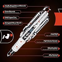 Vista 5 de A-Premium Bujías de platino iridio compatibles con Chevrolet Malibu, Colorado, HHR, Cobalt y GMC Canyon e Isuzu i-280/290 y Pontiac G5, G6, Grand