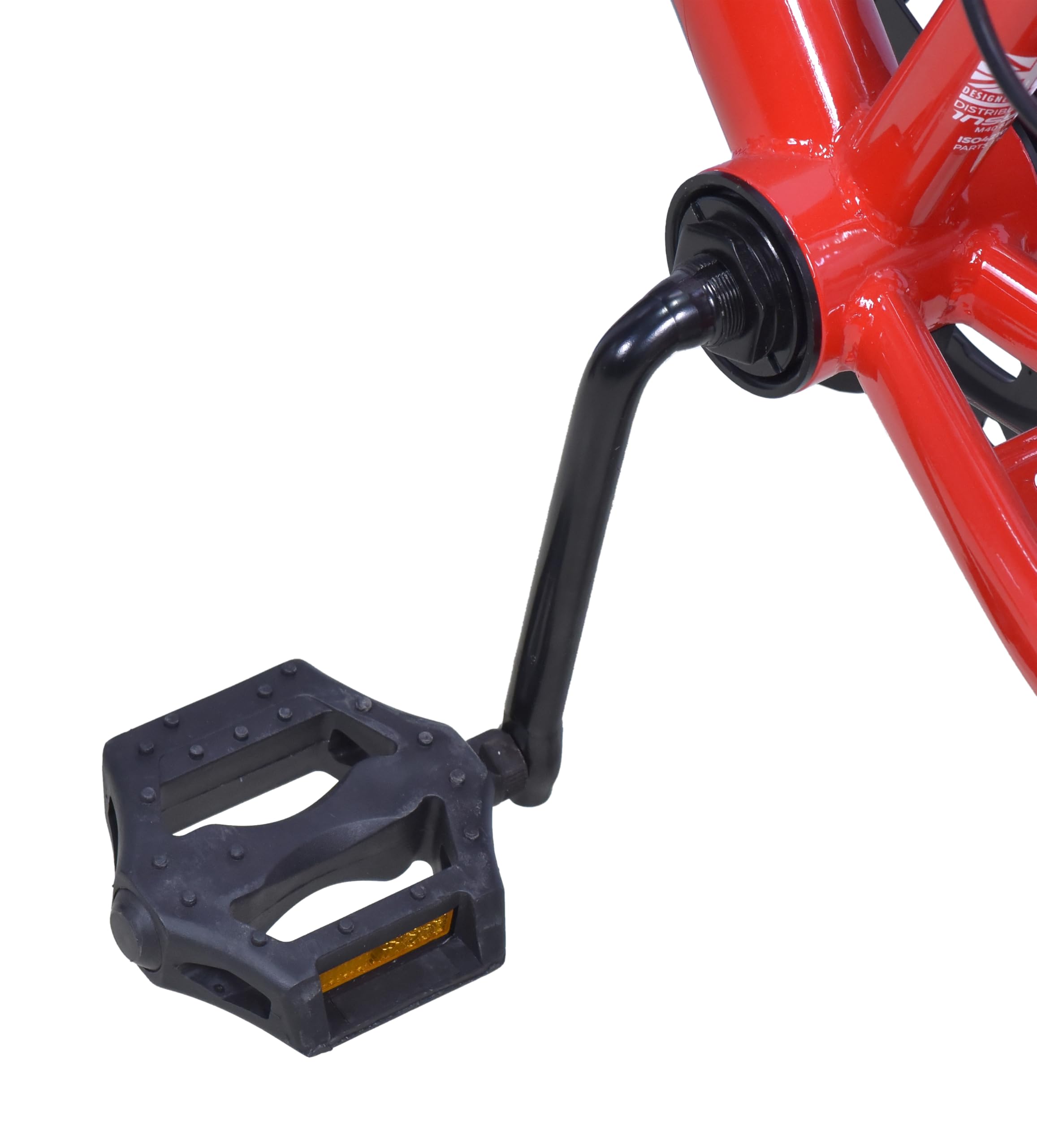 Wildtrak - Omega, bicicleta infantil de acero con ruedas de 20", seis velocidades - Roja
