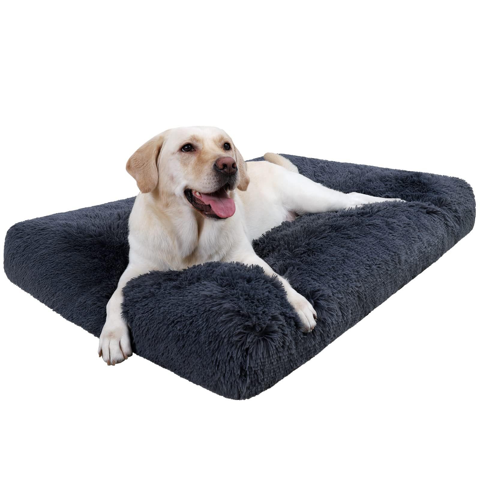 Letto for Cuccia for Cani Extra Large - Materasso XL soffice for Cuccia for Cani Lavabile con Fondo Antiscivolo, Cuscino for ansia del Cane for Animali Domestici di Taglia XL(75x47x3cm)