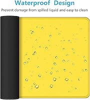 Vista 27 de Dapesuom Alfombrilla grande para mouse, alfombrilla de mouse para juegos extendida con bordes cosidos, alfombrillas de escritorio de tamaño completo