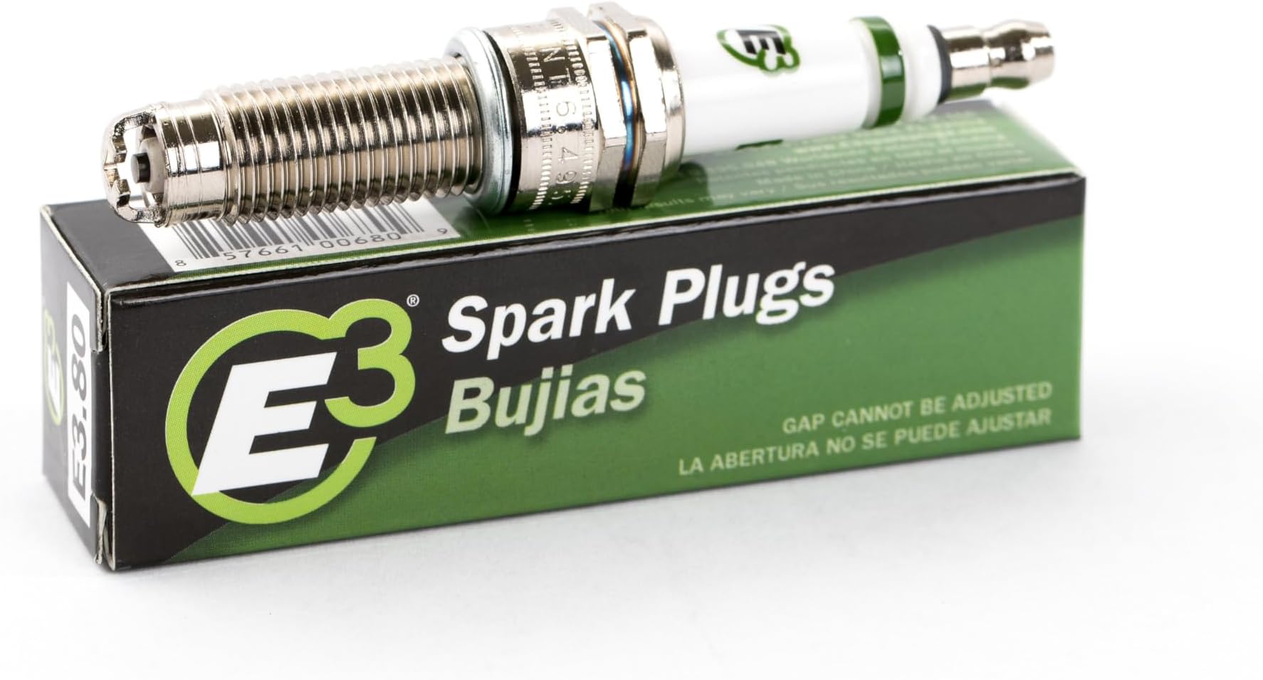 E3 Spark Plugs E3.80 Premium Automotive Spark Plug w/DiamondFIRE Technology (Pack of 1)