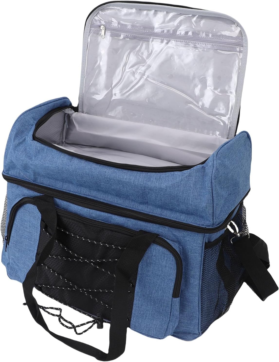 CHICIRIS Bowling Ball Bag, Padded Holder Protection, Portable Two Ball Storage Bag, Adjustable Shoulder Strap Large Capacity for League Players Casual Bowlers Tournaments Travel