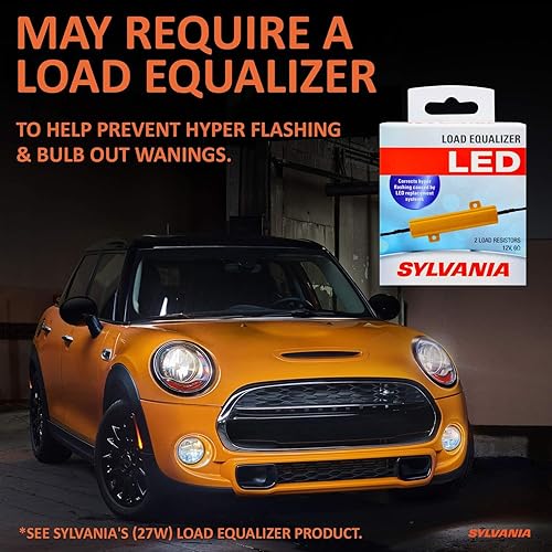 Miniatura 5 de Focos de luz LED blanca x 2 unidades, Sylvania Zevo 921 T-10 W5W, 7443, Blanco