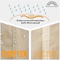 Vista 3 de Porch Shield - Cubierta universal impermeable, para generador. Marrón (Light Tan)