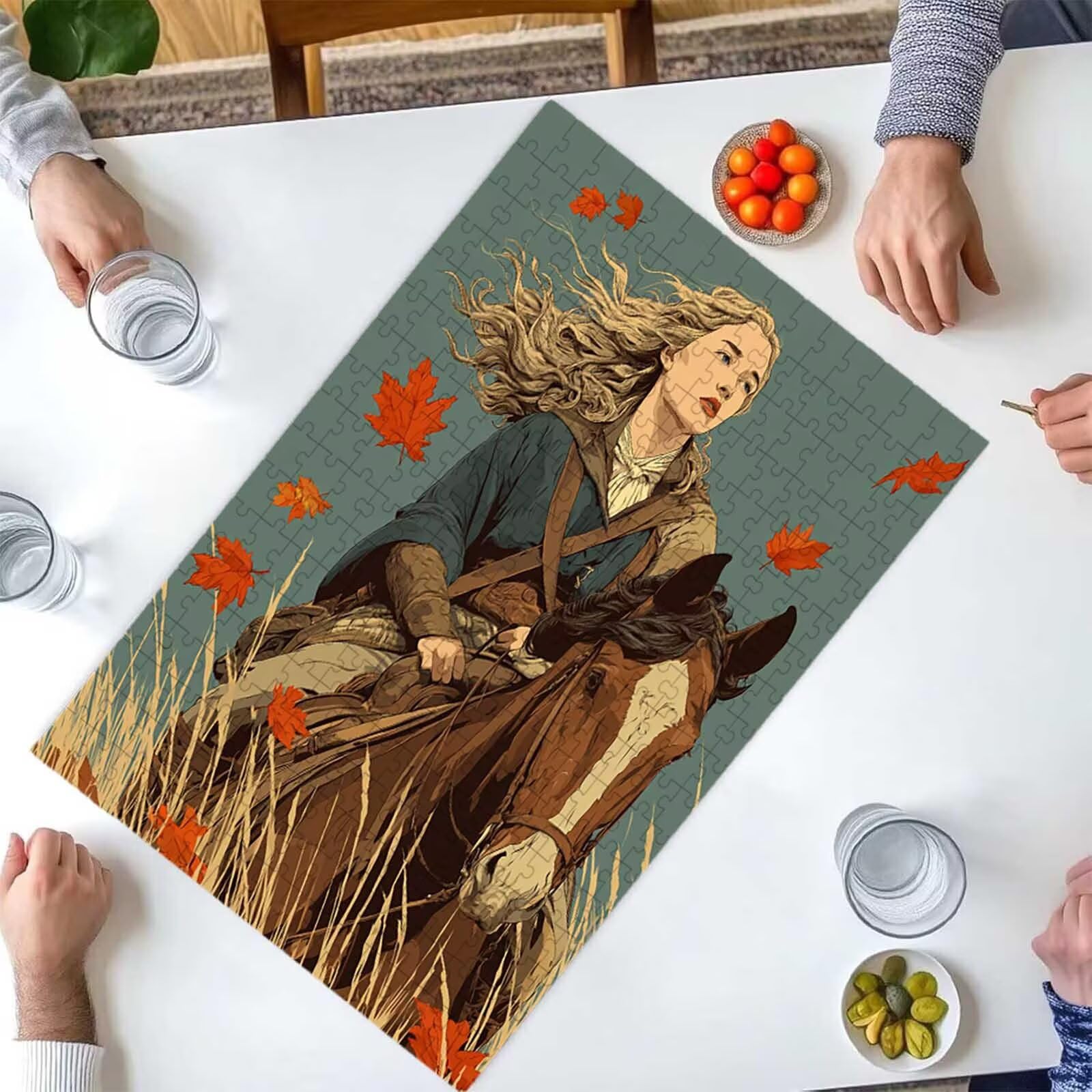 Puzzle dla dorosłych 1500 sztuk | Zabawa rodzinna i zajęcia grupowe dla nastolatków i prezent urodzinowy dla dzieci w wieku 14 lat | Dekoracja domu i pomysł na prezent Relax87x57cm PjY9301 1-E