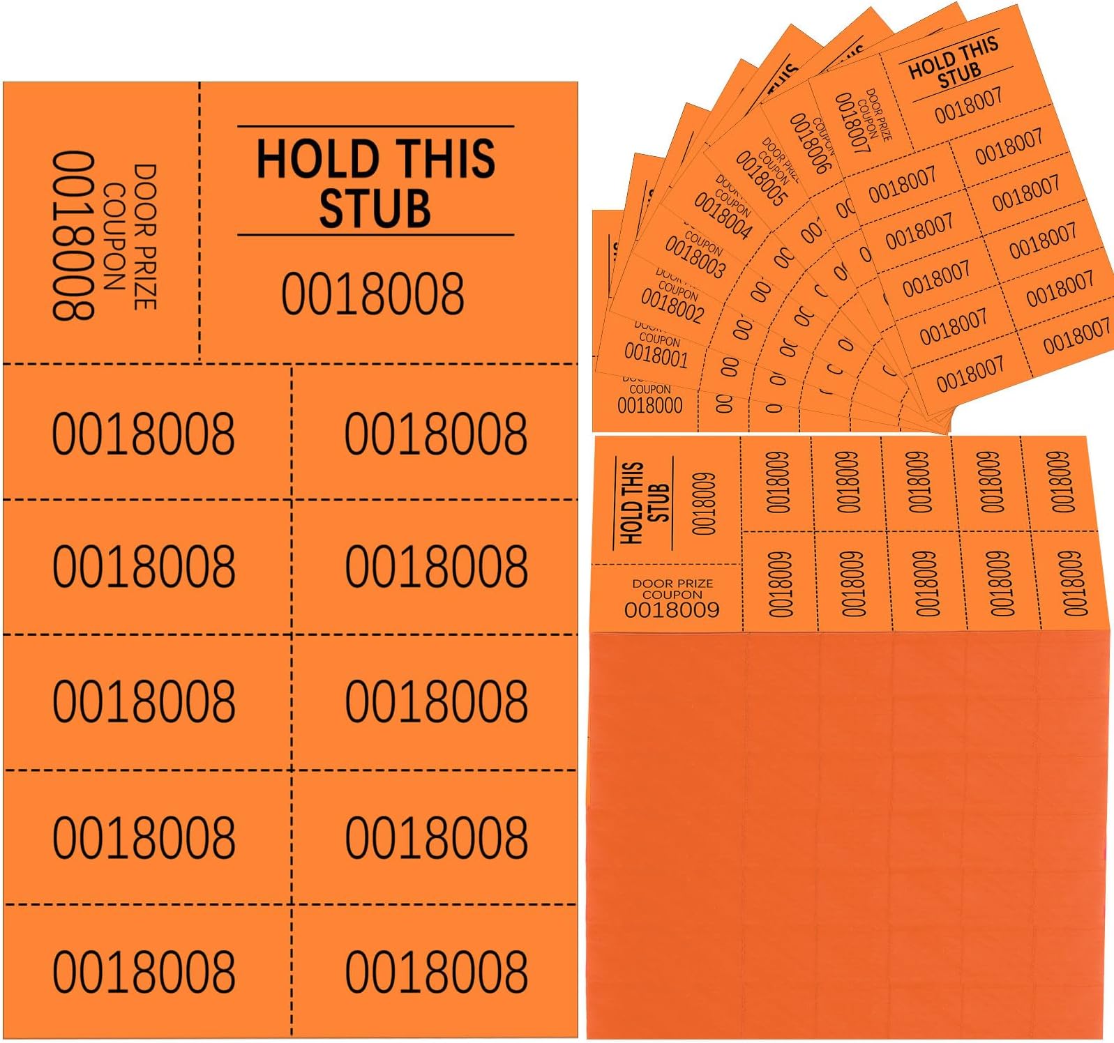 Raffle Prizes Kosiz 600 Sheet Raffle Ticket Sheet With 10