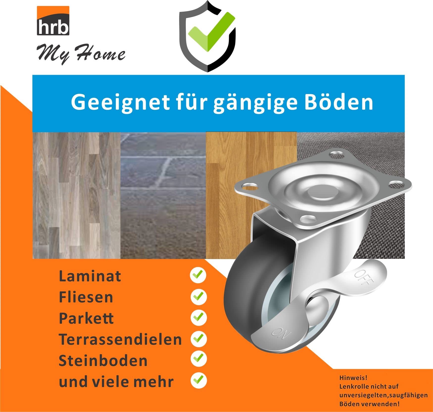 Meubelverplaatser set – 5 stuks 150 kg draagkracht – GEKO