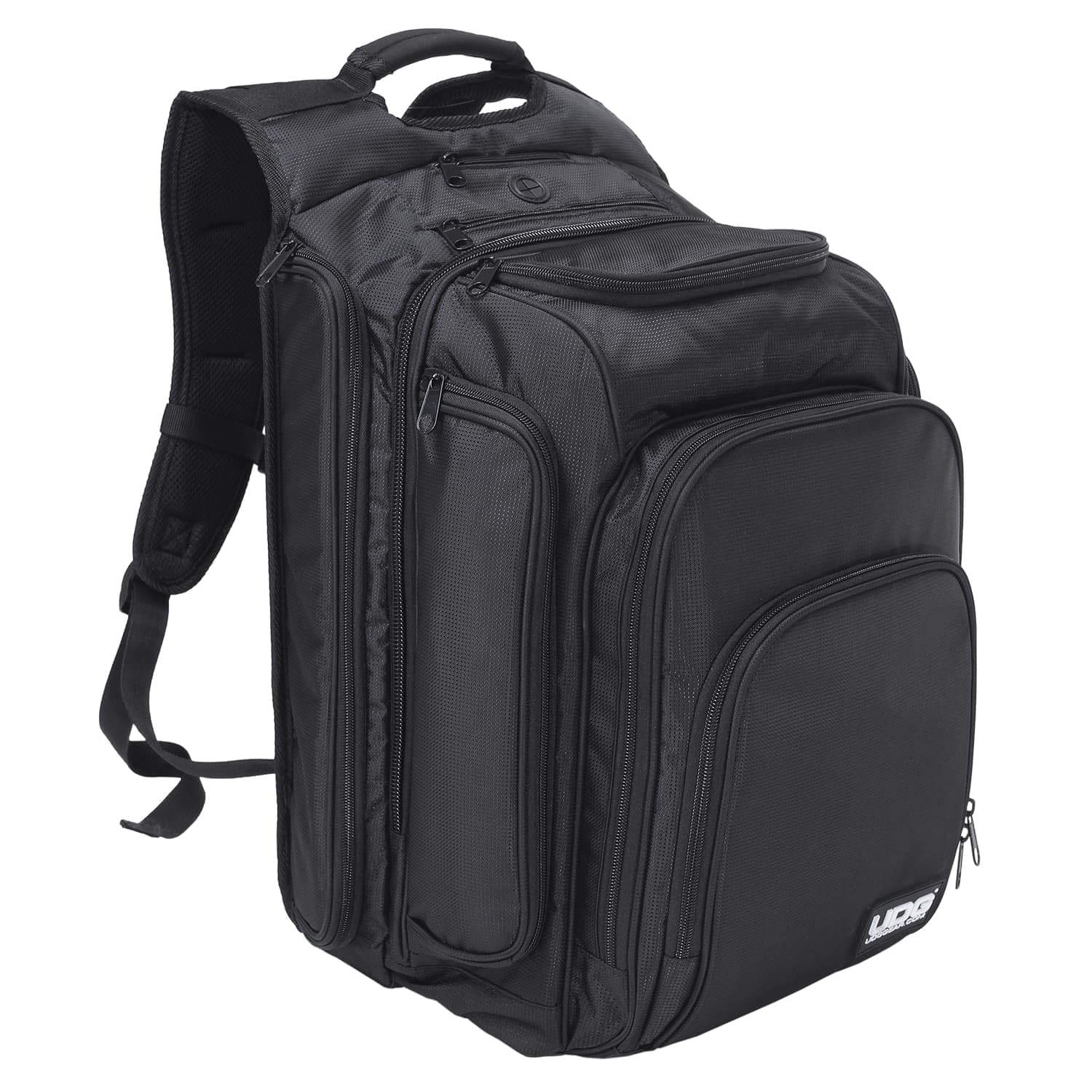 UDG Gear Unisex U9101blor Tasche, Noir Intérieur Orange, 1 EU | Schlanker DJ-Rucksack für Laptop-DJs; wasserabweisendes Nylon, gepolsterte Controller-Tasche