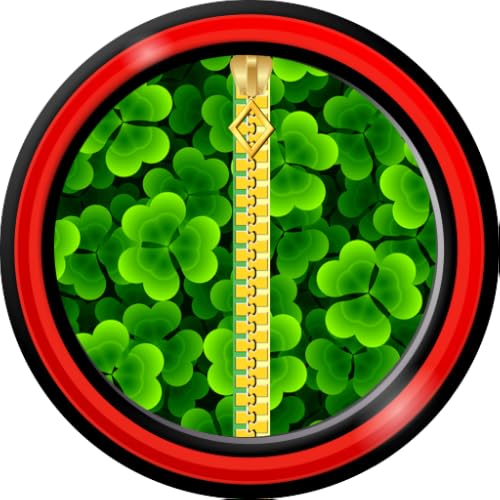 Zipper Bloqueio de ecrã - trevos