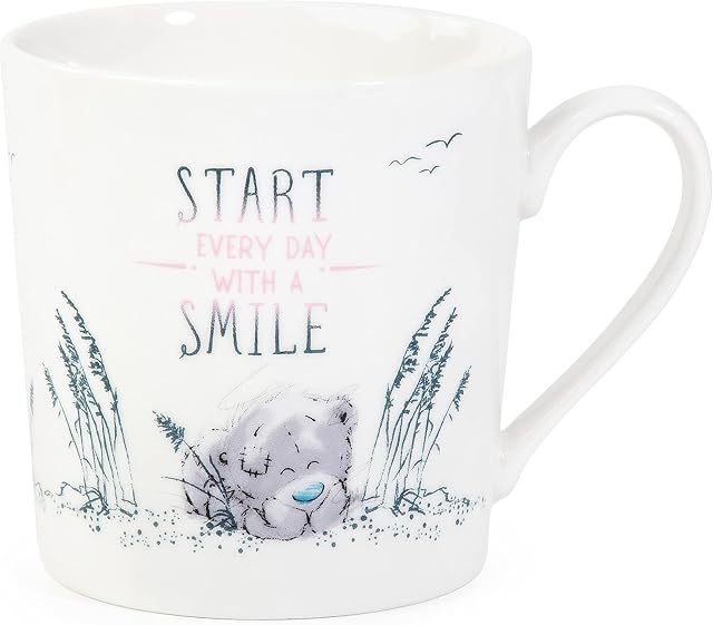 Me To You Bear Start The Day Mug (AGM01071), Blue,grey