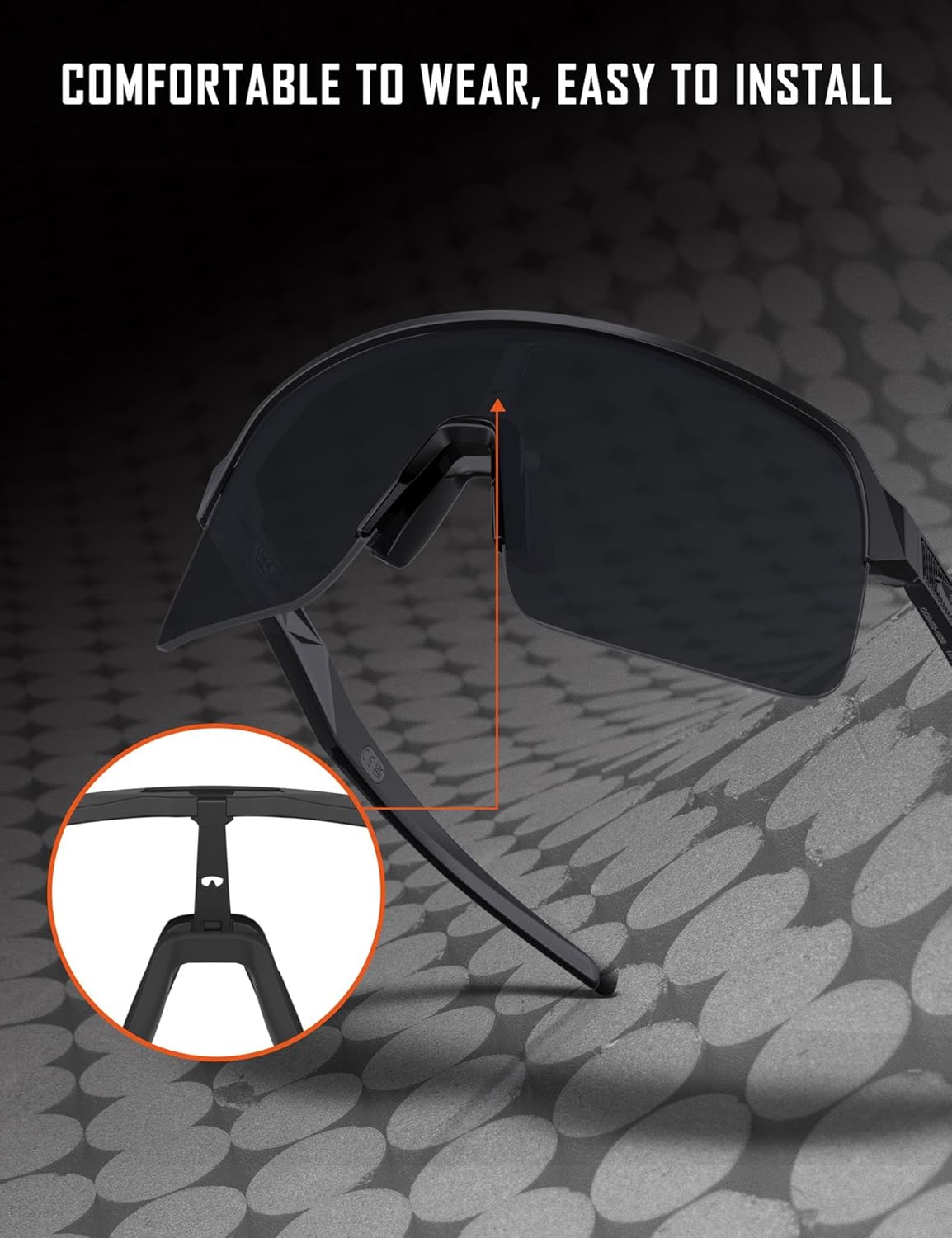 Replacement Wicket for Oakley Sutro Lite OO9463(A)/Sutro Lite Sweep OO9462/Sutro Lite Sweep Vented Sunglass