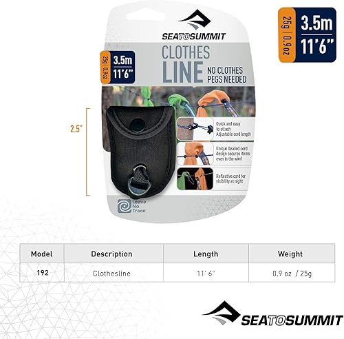 Miniatura 3 de Sea to Summit Línea Lite Tendedero para acampar y viajar