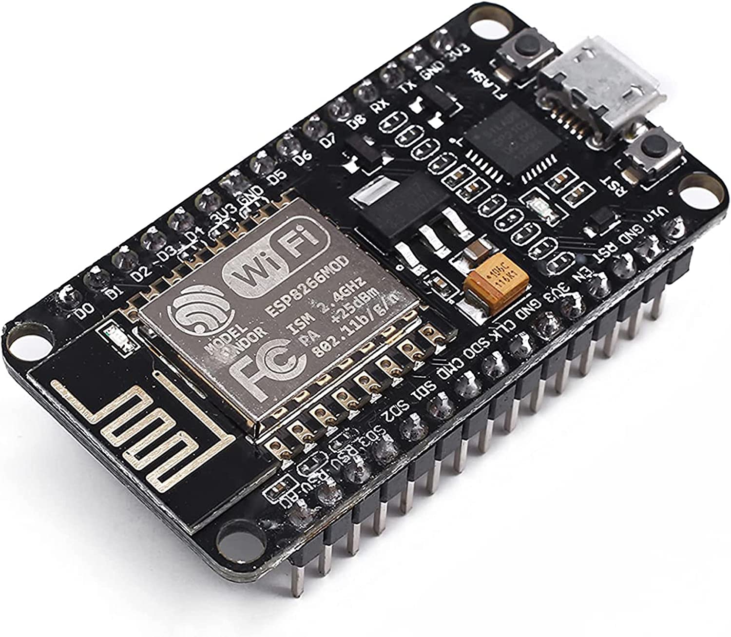 IDUINO ESP8266 NodeMCU CP2102 ESP-12E 4M Bytes Internet of Things WiFi Development Board Serial Wireless Module for Arduino IDE Micropython