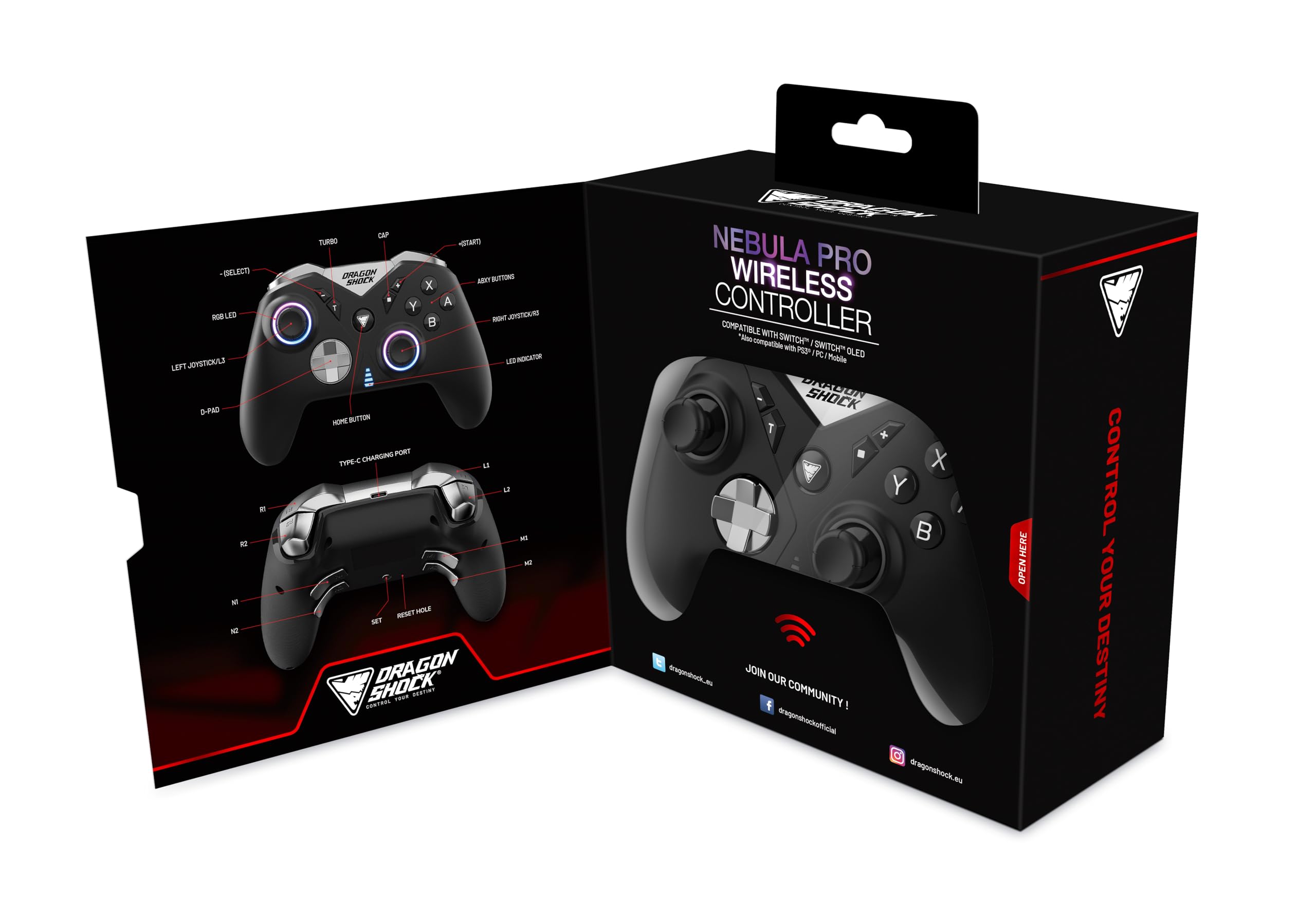 NEBULA PRO WRL BLACK SWITCH Controller